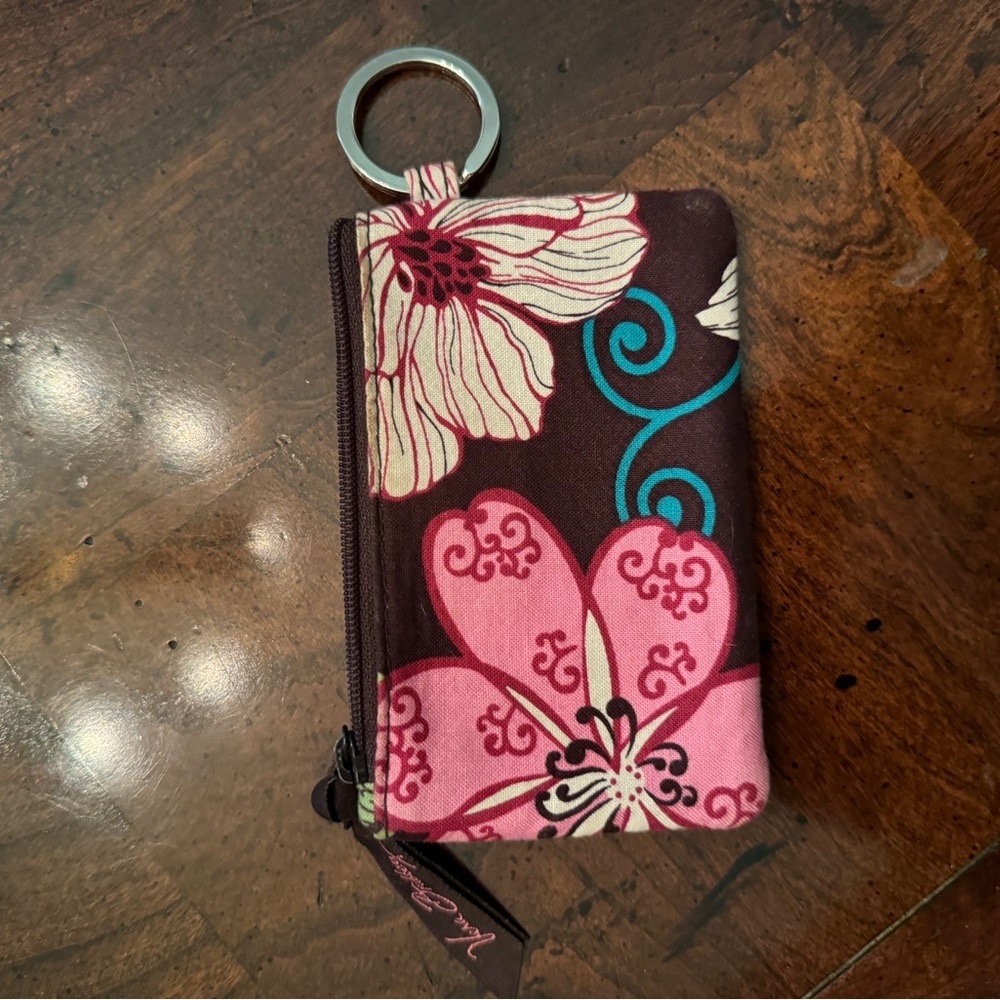 Vera Bradley Floral Keychain Wallet